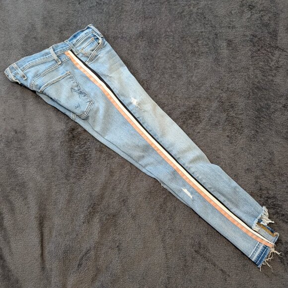 McGuire Ibiza Side Stripe Ribbon Jeans, Size 24 - Picture 5 of 7